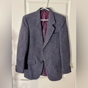 Women’s Purple Herringbone Blazer